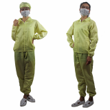 No Dust Antistatic Safety Coat Smock for Industrial Workshop